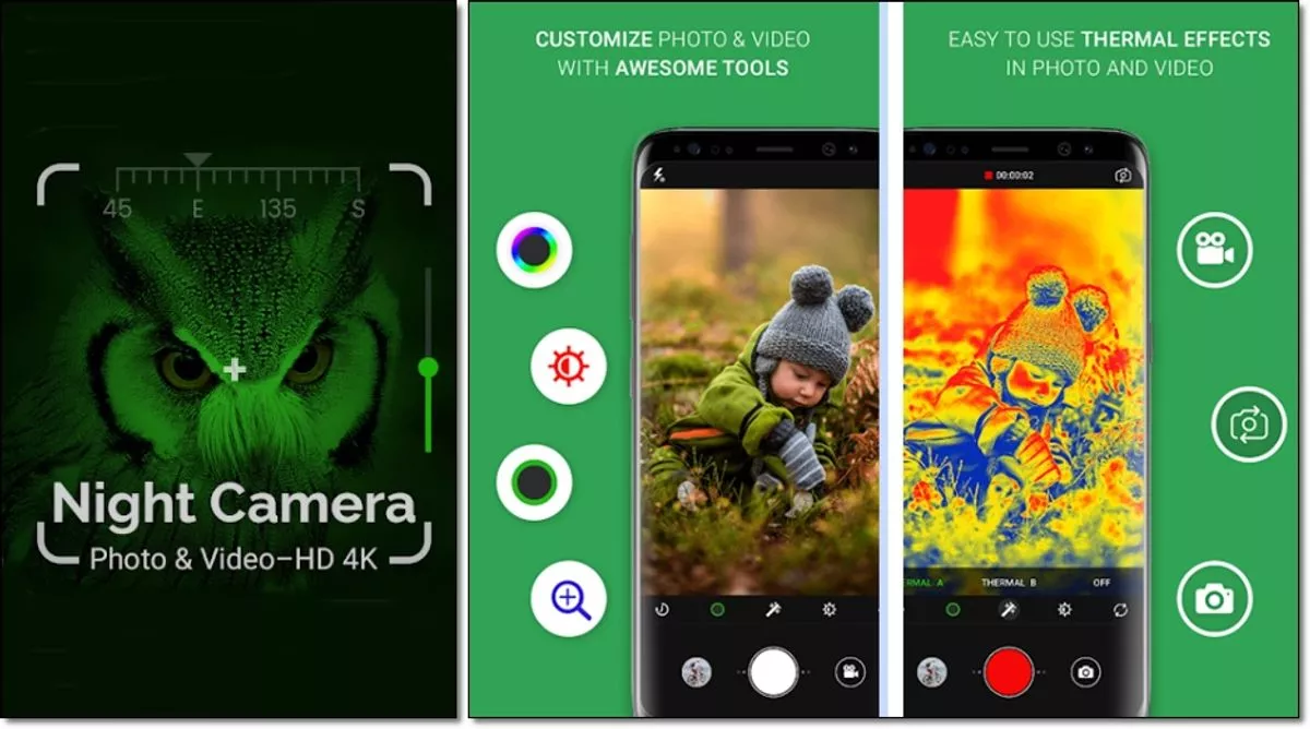 Aplikasi Night Vision Terbaik, Gratis di iPhone dan Android Foto Malam Lebih Jelas! Night Camera Photo & Video – HD 4K