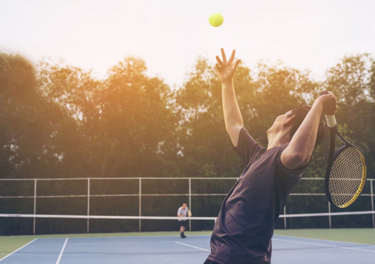 psikologi di pertandingan tenis