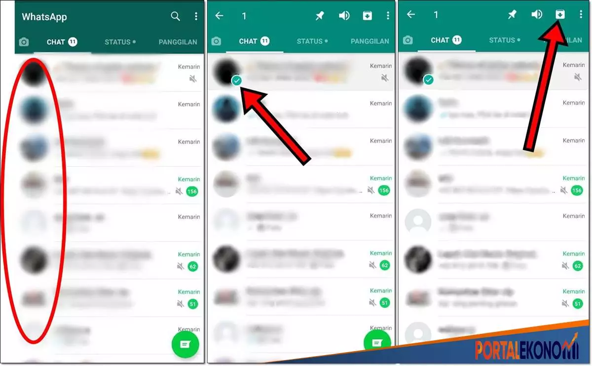 Cara Mengarsipkan Obrolan WhatsApp