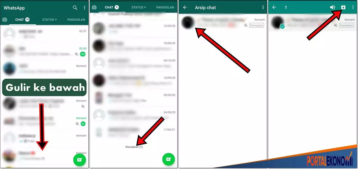 Cara Mengembalikan Obrolan WhatsApp Yang Di Arsipkan