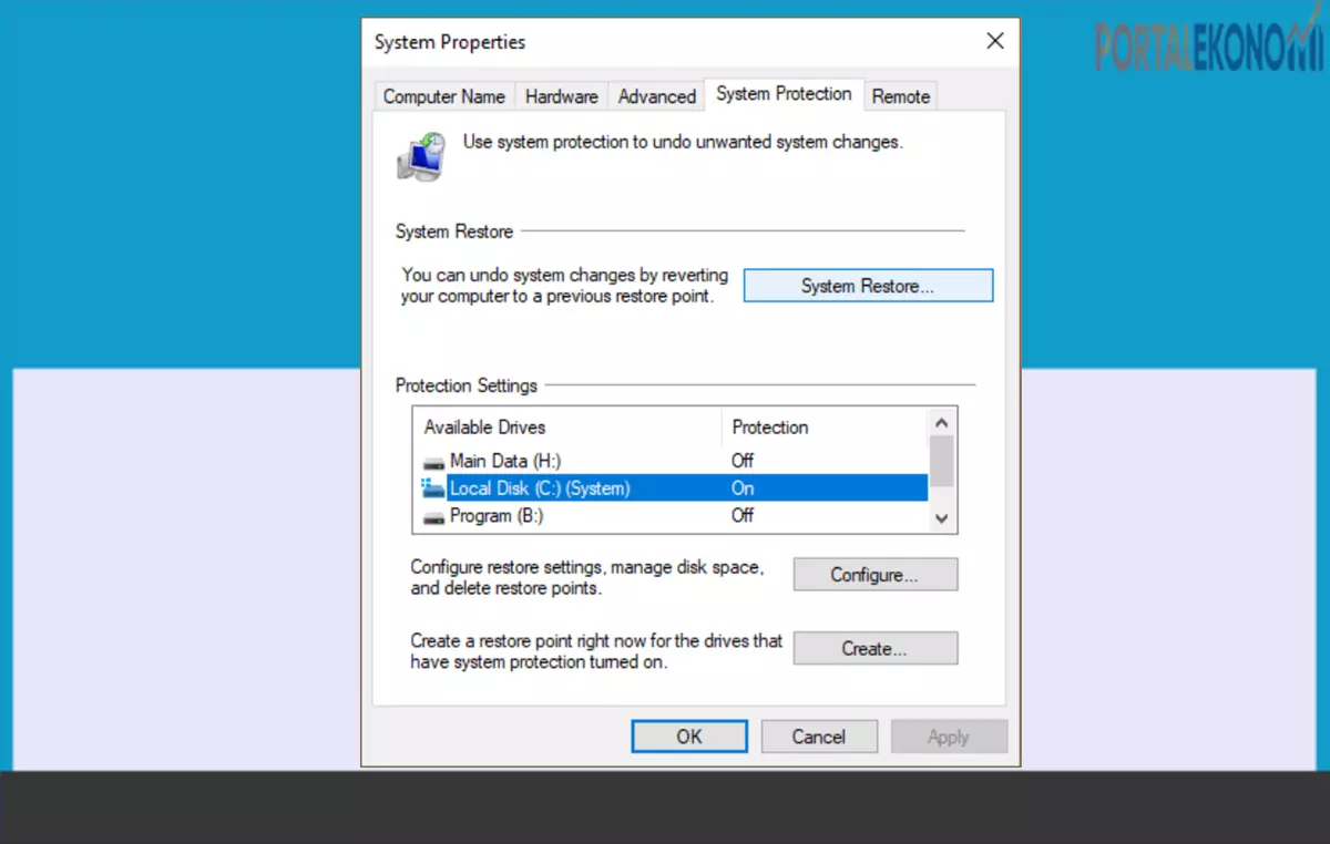 Cara Mudah Untuk Restore Windows 10 1.9