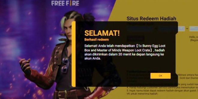 Update Terbaru Kode Redeem FF 2021-2