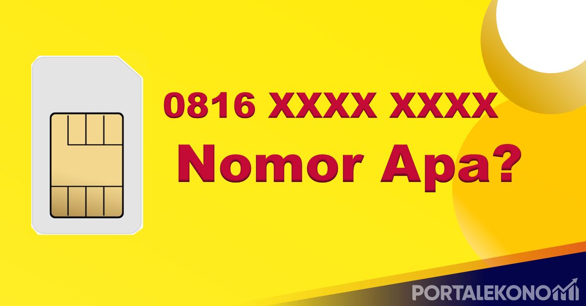 0816 Nomor apa Operator Apa, Area Mana