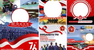 Link Download Bingkai Twibbon HUT TNI Ke 76