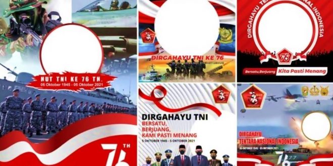 Link Download Bingkai Twibbon HUT TNI Ke 76