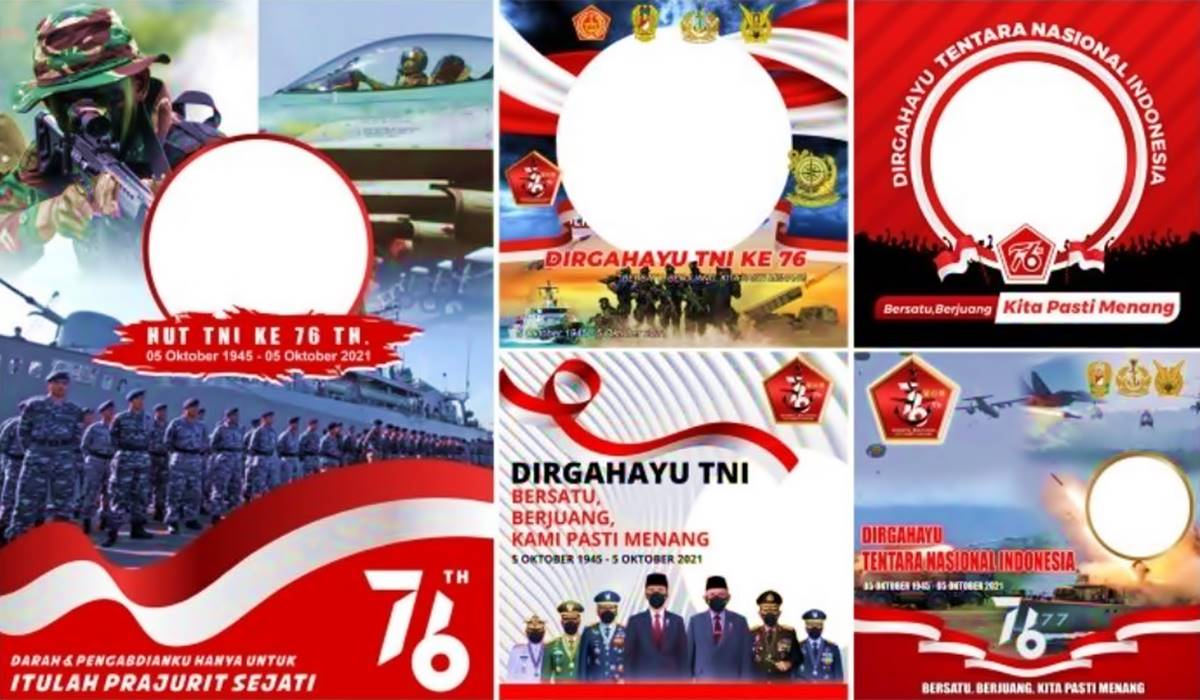 Link Download Bingkai Twibbon HUT TNI Ke 76