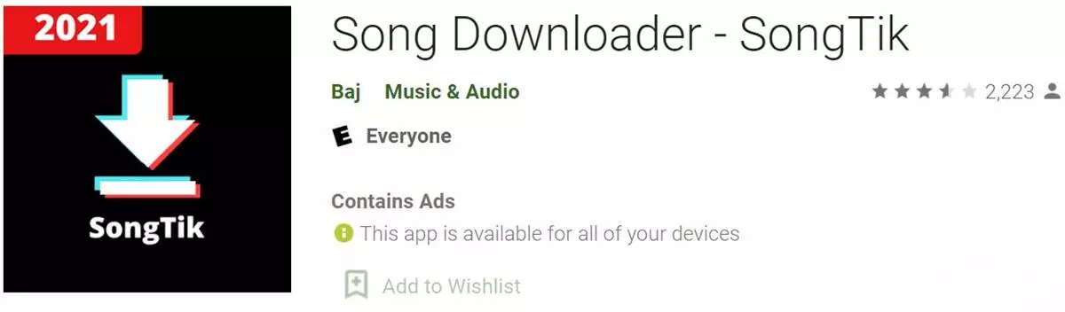 Memakai Aplikasi Song Downloader - SongTik