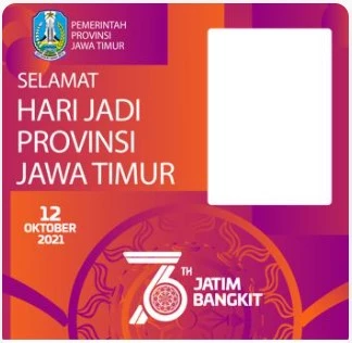 Rayakan Hari Jadi Jawa timur ke-76 Dengan Twibbon , Gratis !