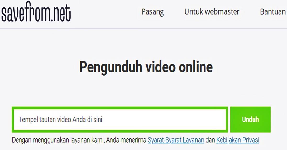 id savefrom Tempat Download Gambar dan Video