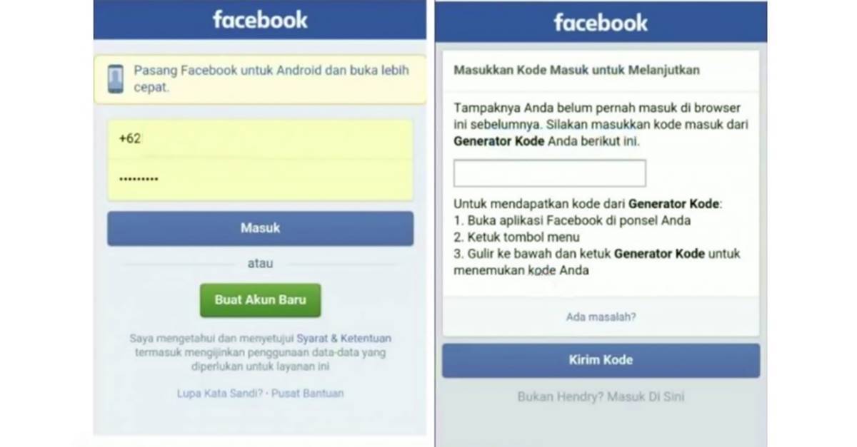 Cara Mendapatkan Kode Generator Facebook Lewat Email-1