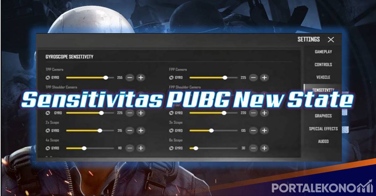 Sensitivitas PUBG New State Terbaik Buat Dipakai