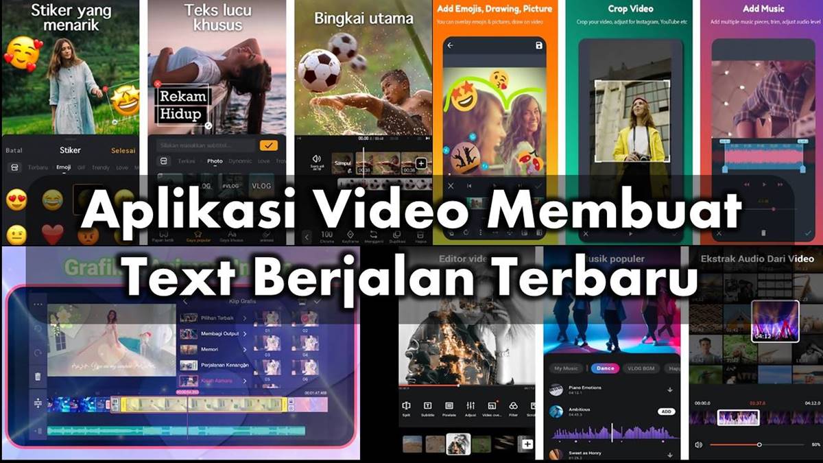 Aplikasi Video Membuat Text Berjalan Terbaru