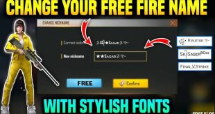 Font Spasi Kosong untuk Nickname Free Fire