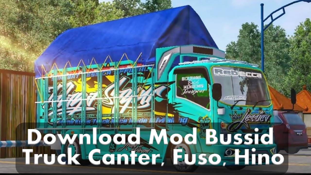 Download Mod Bussid Truck Canter, Fuso, Hino