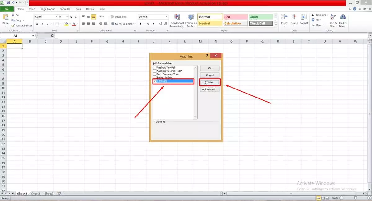 Cara Instal Rumus TERBILANG di Excel 2
