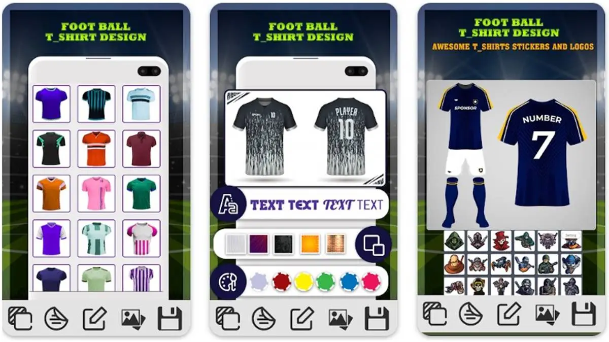 Aplikasi Football Jersey Maker dan Desain