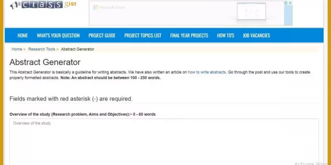 Cara Membuat Abstrak Otomatis Menggunakan Classgist
