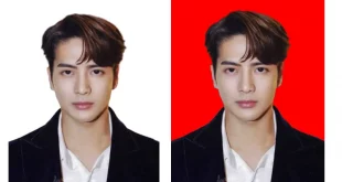 Edit Foto Pakai Jas Online dan Background Merah