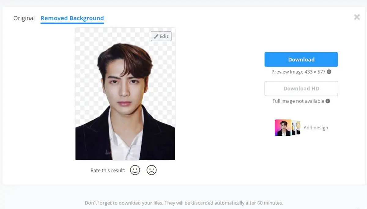Ganti Background Foto Online Warna Merah