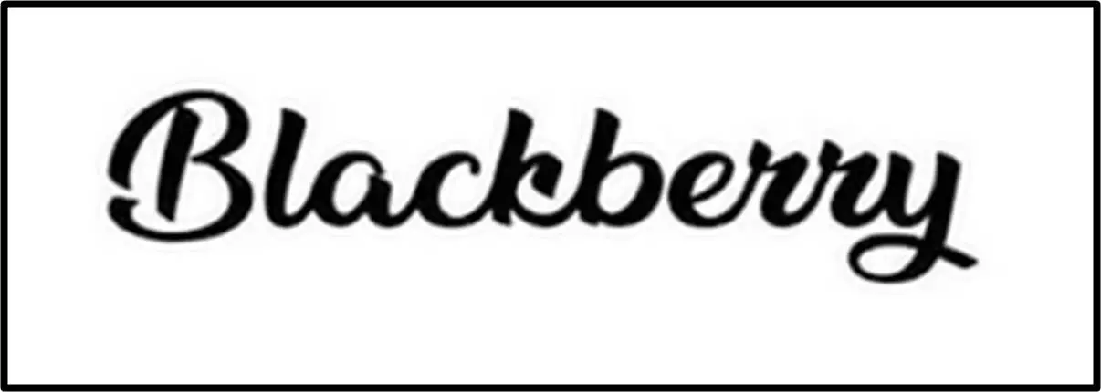 Font Blackberry