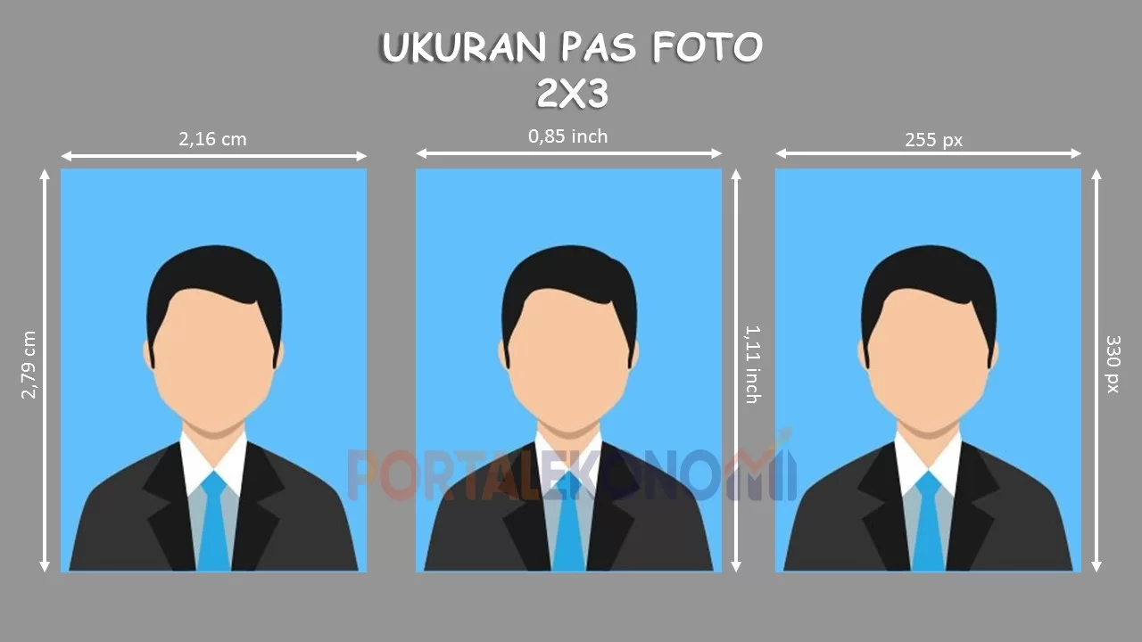 Ukuran Pas Foto 2x3