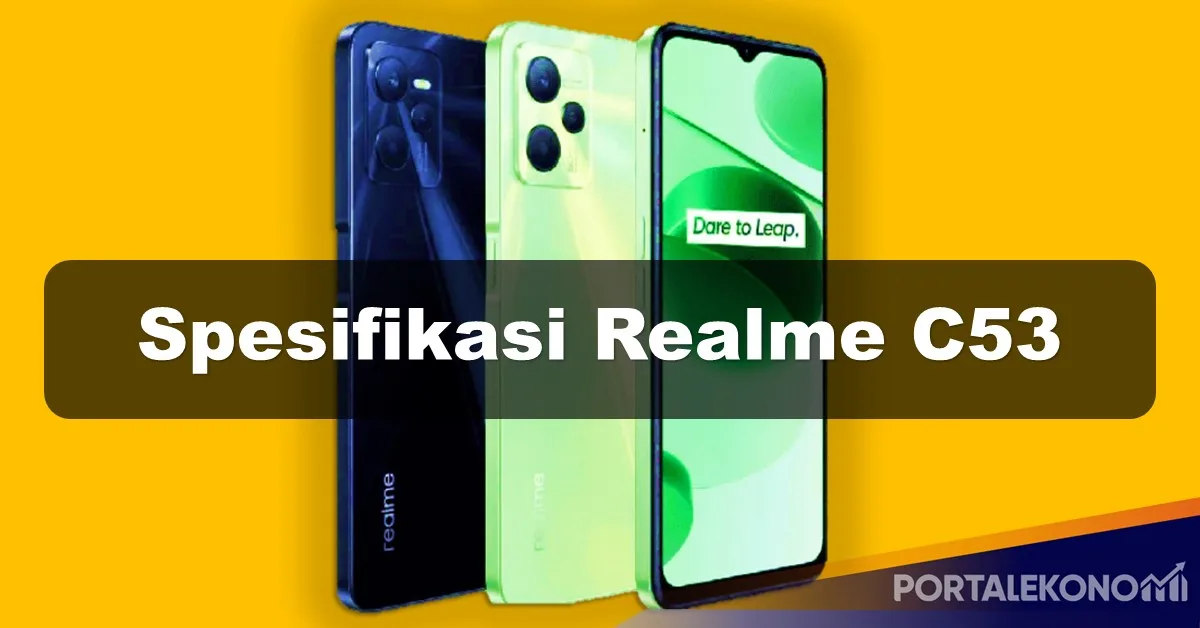 6+ Spesifikasi Realme C53 HP 2 Jutaan dengan Desain Elegan dan Performa Tangguh