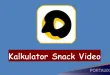 Kalkulator Snack Video Hitung Koin Snack Video Anda dalam Rupiah