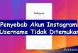 Penyebab Akun Instagram Username Tidak Ditemukan