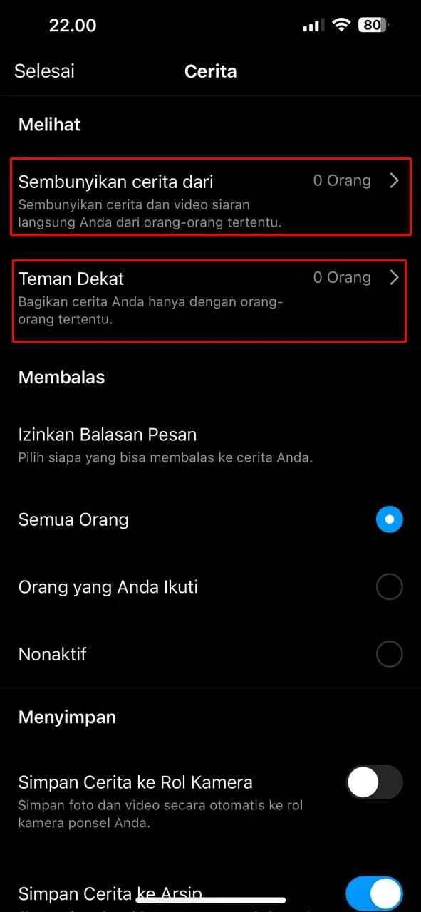 Apa itu Fitur Instagram Close Friend dan Hide Story