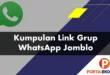 50+Link Grup WhatsApp (WA) Jomblo TERBARU 2024 dari Berbagai Daerah