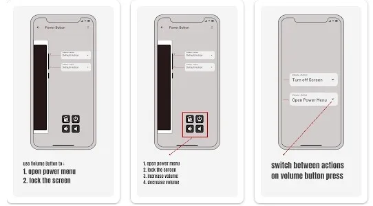 Power Button to Volume Button