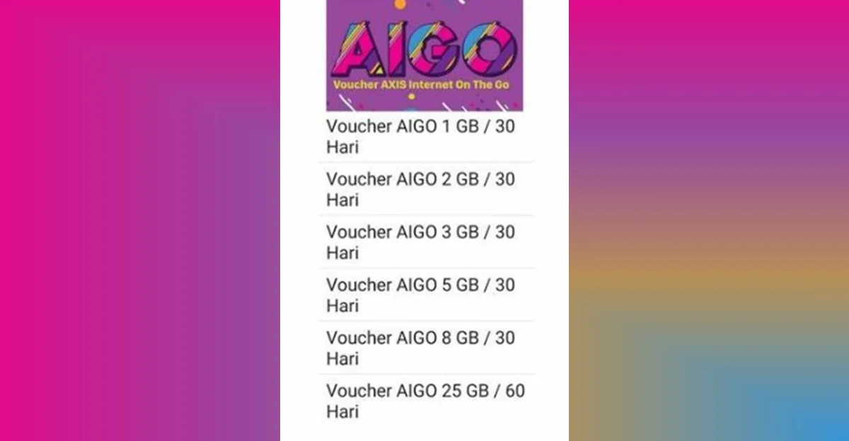 Sekilas Mengenai Voucher Axis